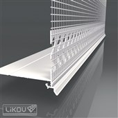 LIKOV LW-66-2 lišta přechodová PVC s nepřiznanou okapnicí délka 2m LIKOV LW-66-2 lišta přechodová PVC s nepřiznanou okapnicí délka 2m